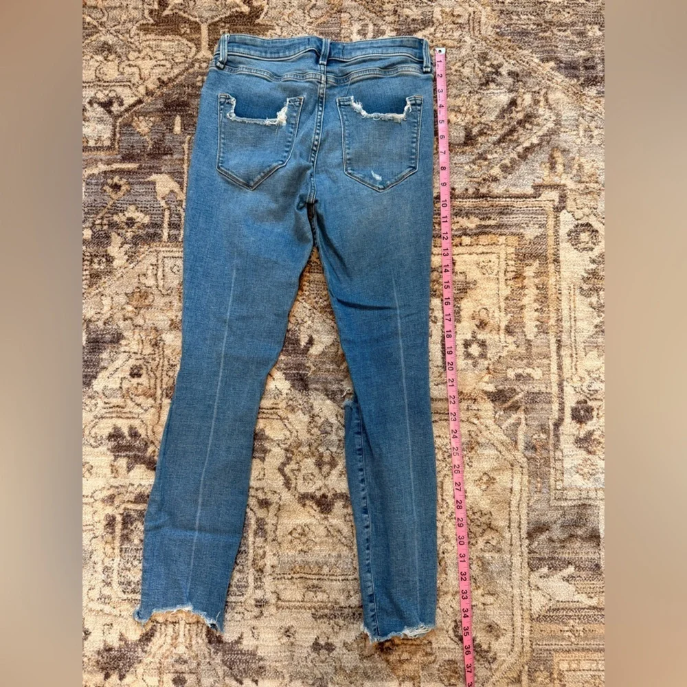 Abercrombie Mid Rise Super Skinny Ankle Jeans - Picture 2 of 3